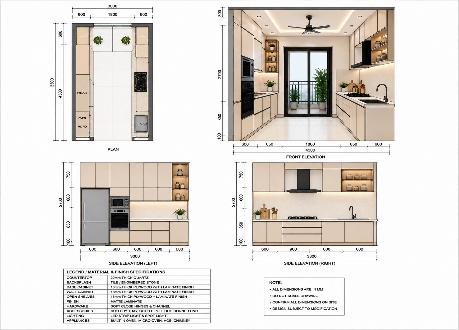 Parallel Kitchen